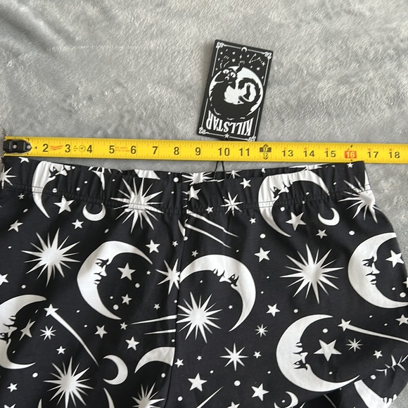 NWT Killstar Under The Stars Leggings Black White Size XXL - Picture 10 of 12